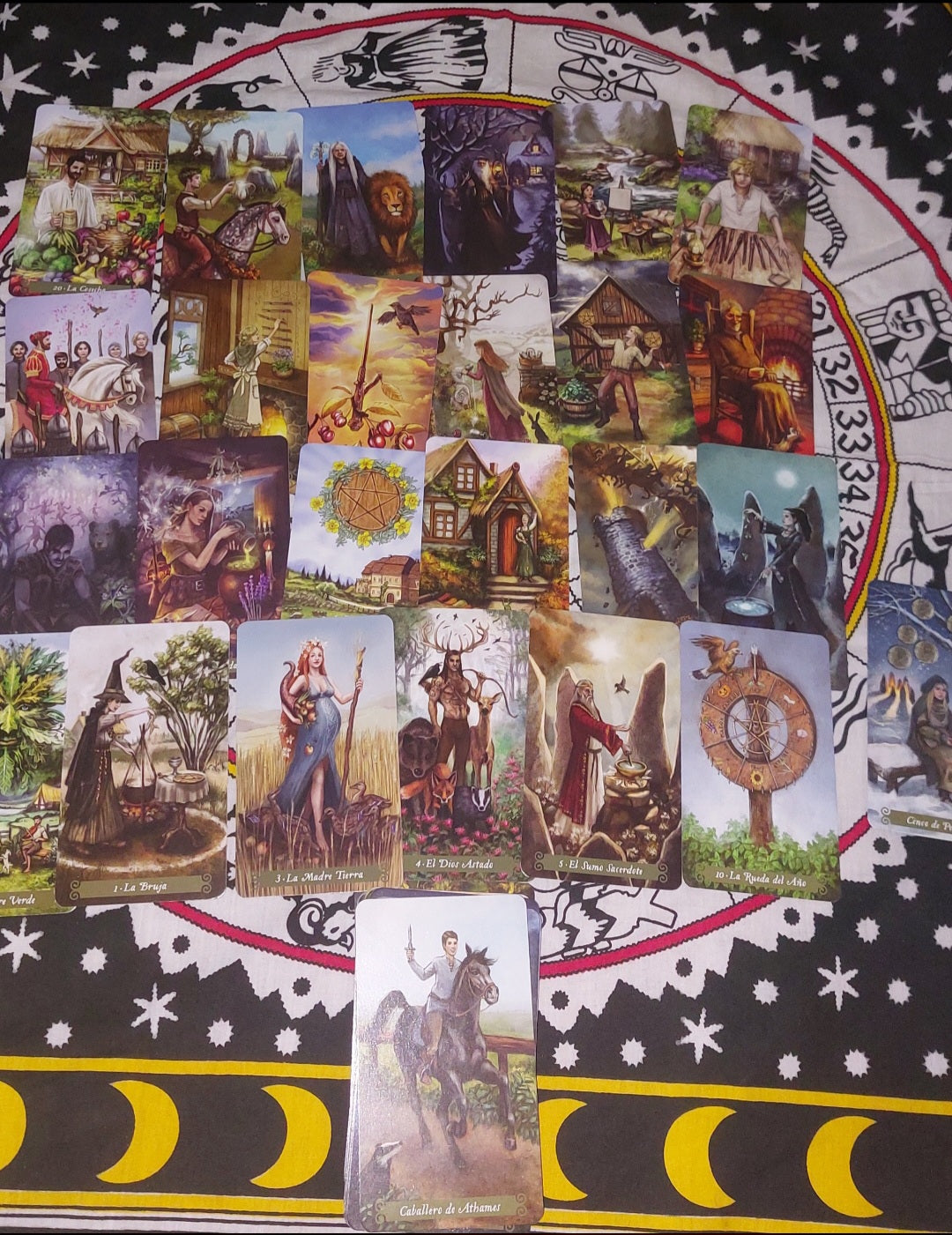 Tarot de la bruja verde